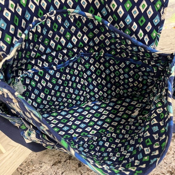 Vera Bradley large Mediterranean Blue bag - Picture 7 of 8